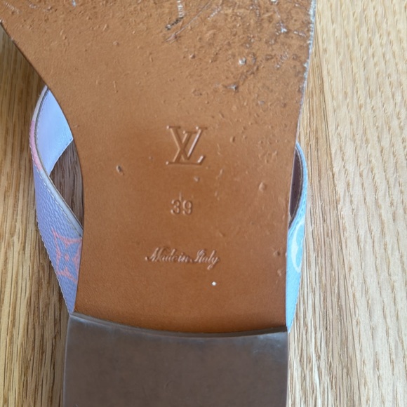 COPY - Authentic Louis Vuitton Monogram Sunny Flat Thong Sandal - Picture 6 of 7